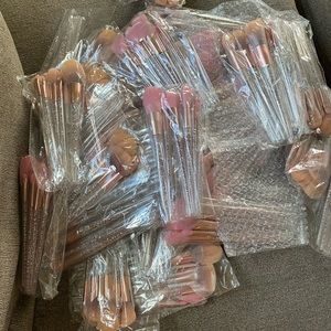 8pc makeup brush set